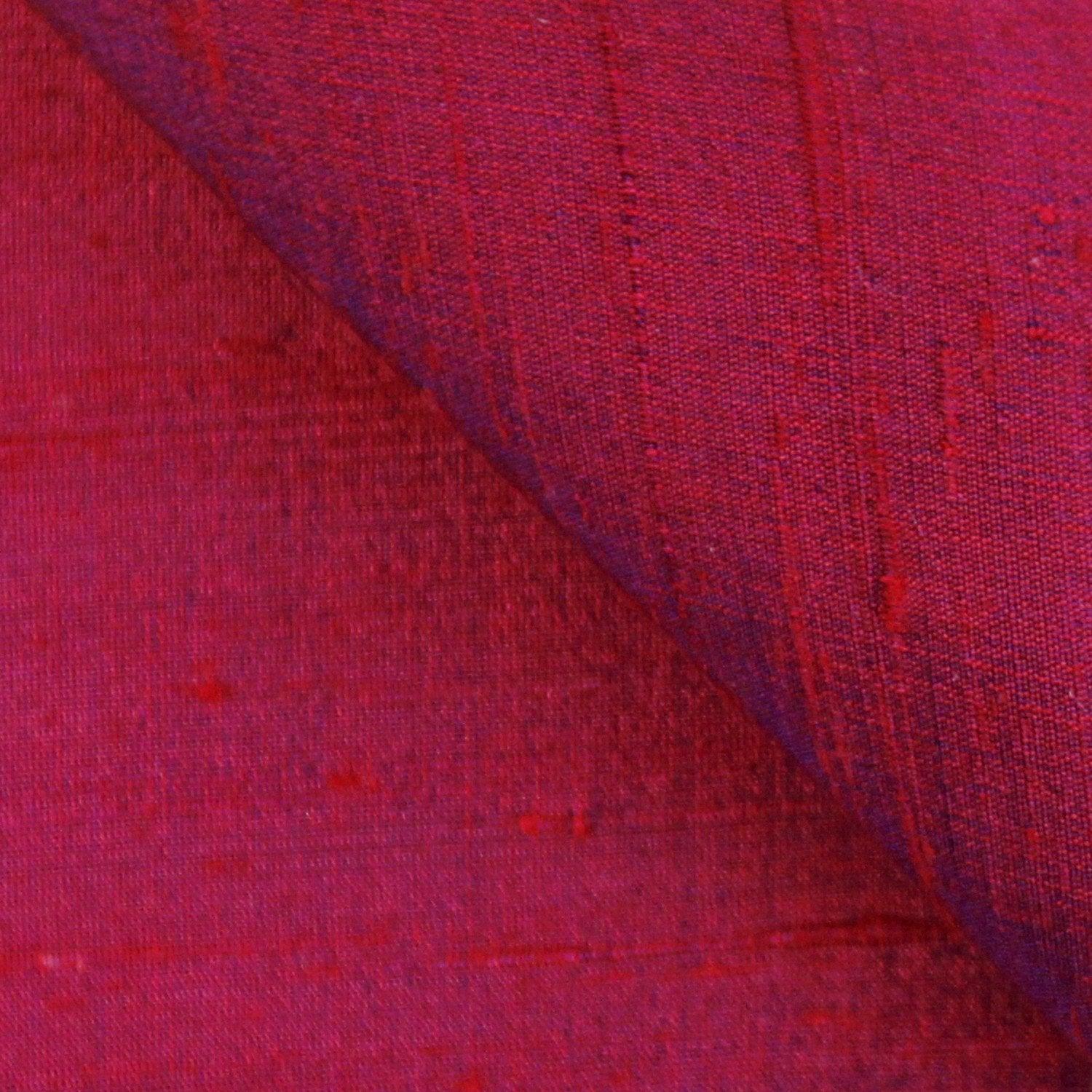 Romanesque Stole in Magenta Dupion Silk - Watts & Co. (international)