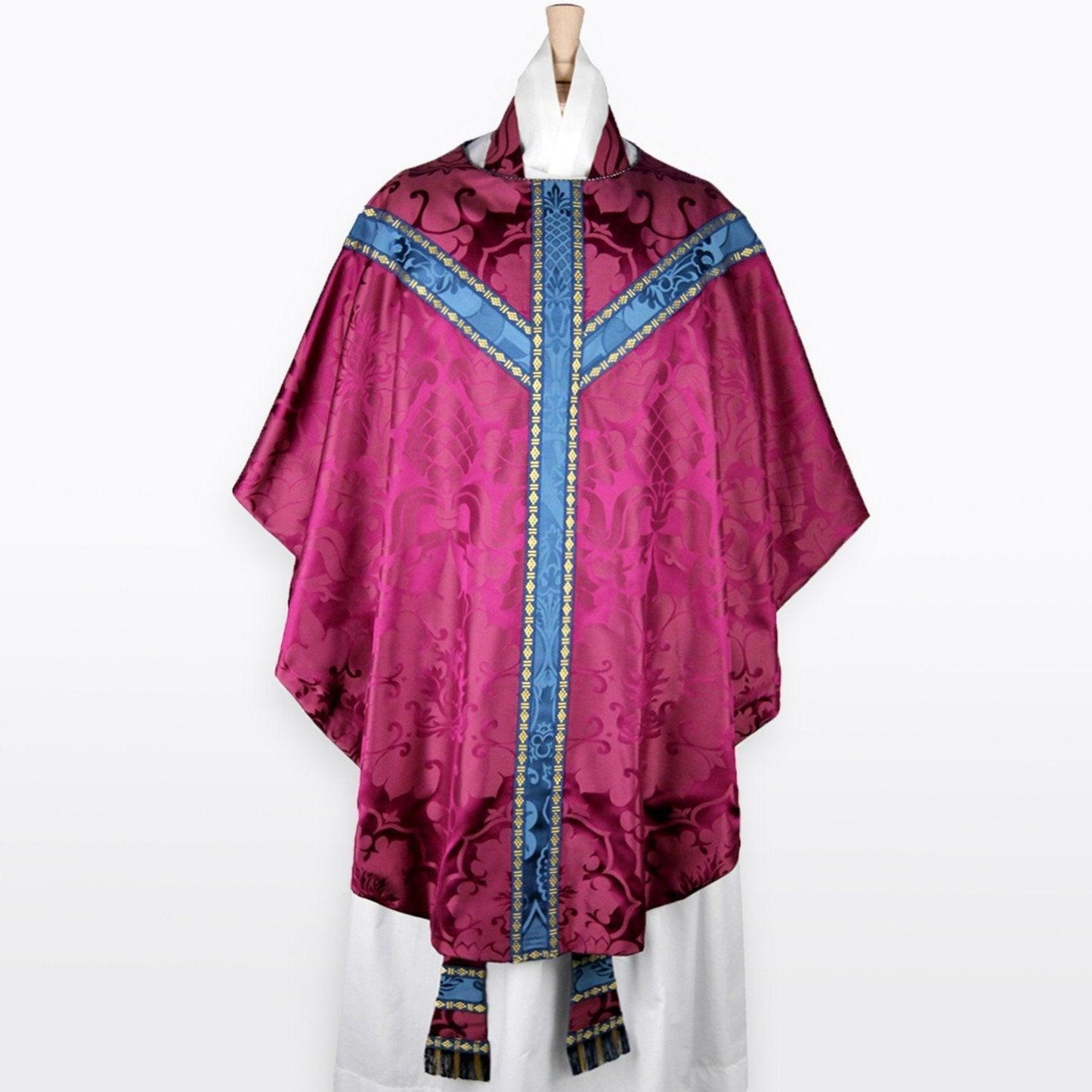 Sarum Chasuble in Purple Comper Cathedral - Watts & Co. (international)