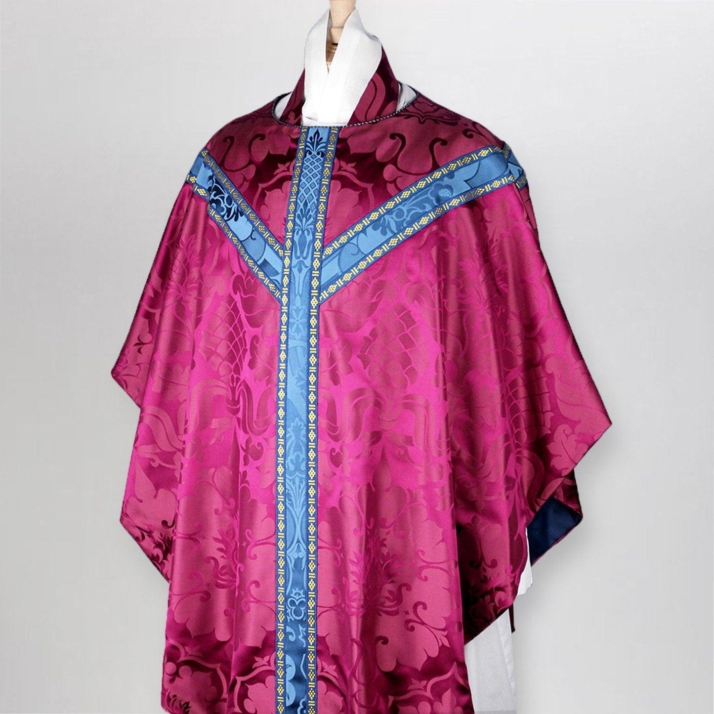 Sarum Chasuble in Purple Comper Cathedral - Watts & Co. (international)