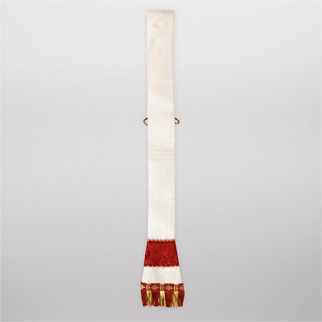 Sarum Stole in Pearl Dupion Silk - Watts & Co. (international)