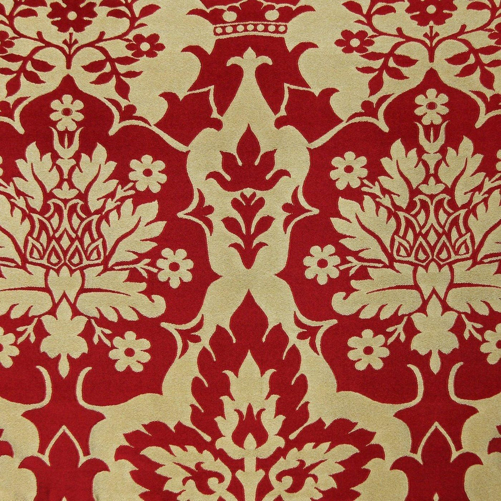 Sarum Stole in Red Van Der Weyden Silk Brocade - Watts & Co. (international)