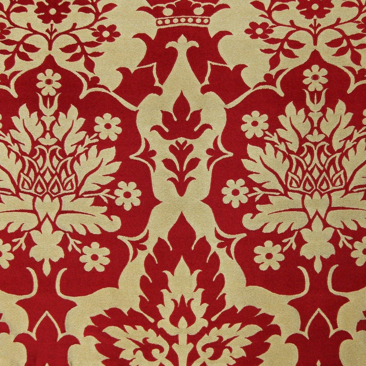 Sarum Stole in Red Van Der Weyden Silk Brocade - Watts & Co. (international)