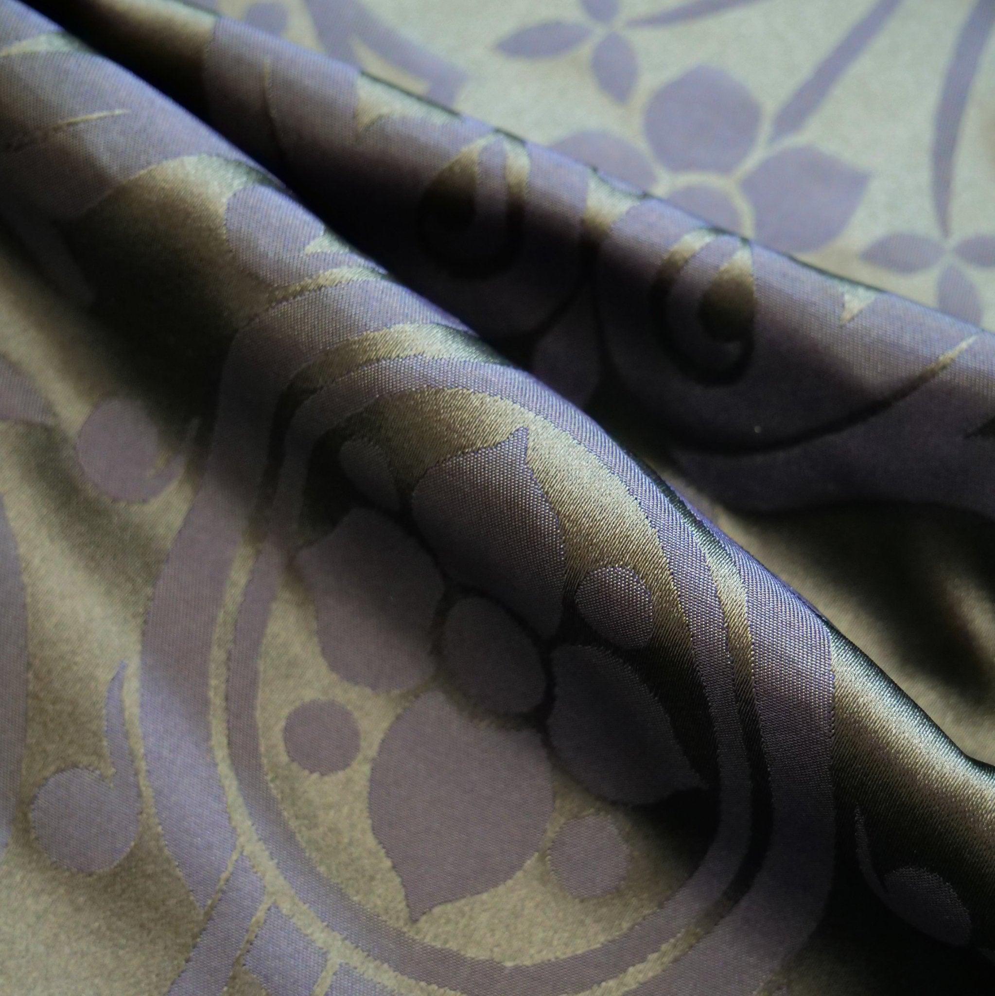 Shrewsbury Silk Damask - Sarum Indigo - Watts & Co.