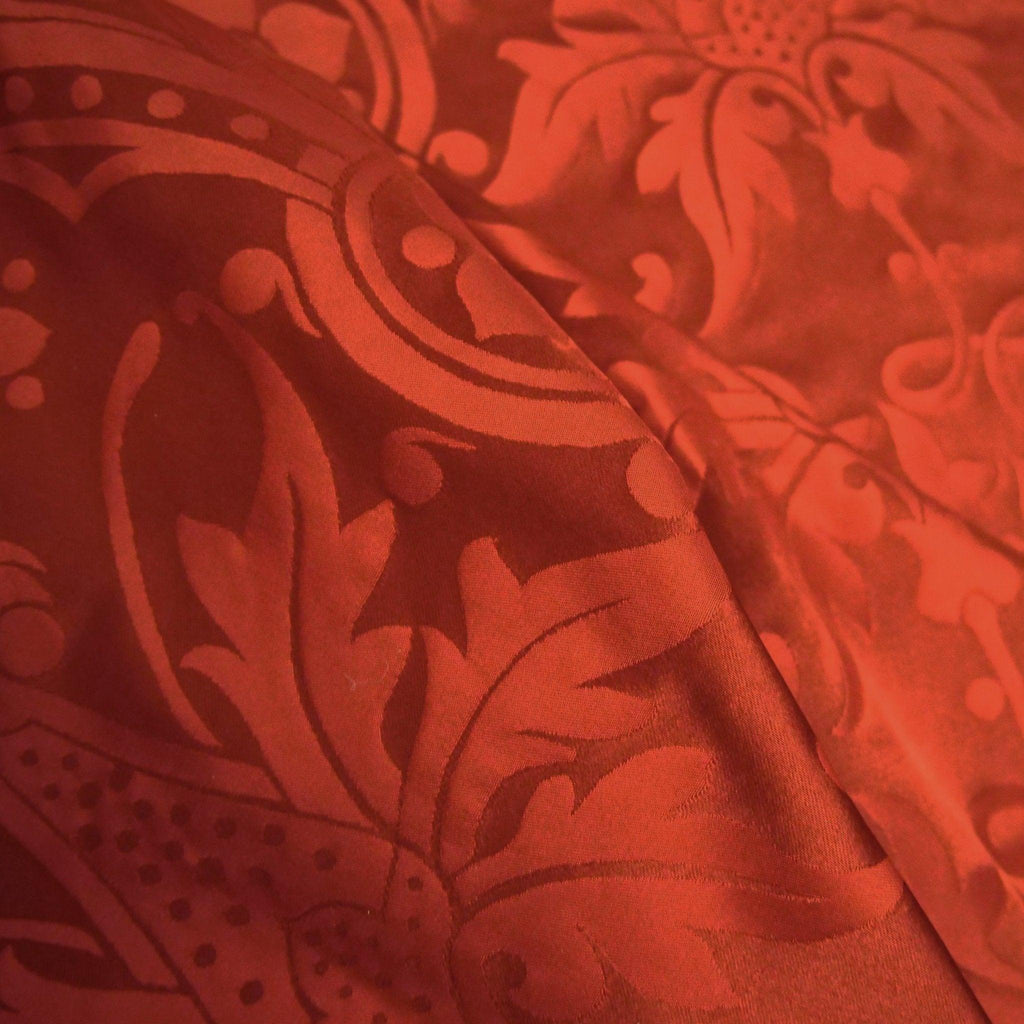 Shrewsbury Silk Damask - Sarum Red - Watts & Co.