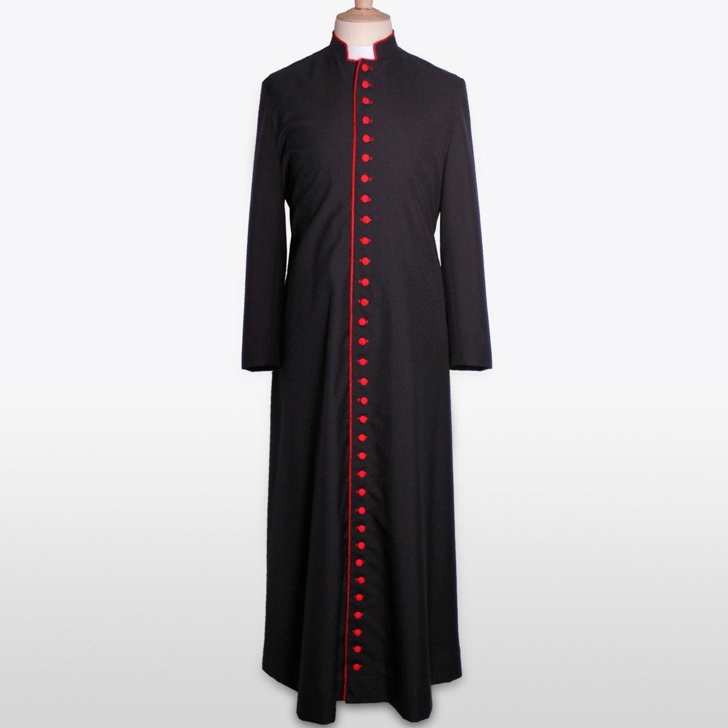 Single Breasted Canon’s Cassock in Pure Wool - Watts & Co. (international)