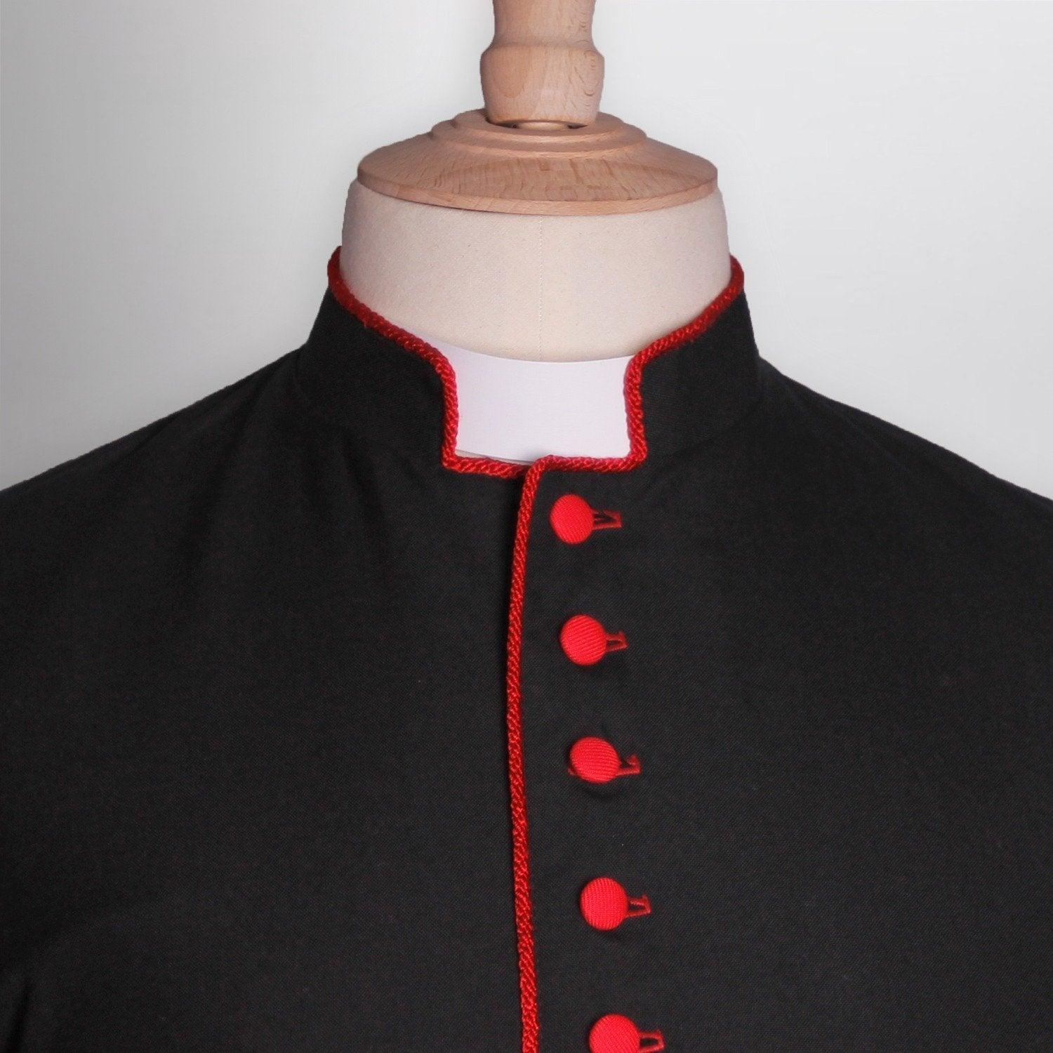 Single Breasted Canon’s Cassock in Pure Wool - Watts & Co. (international)