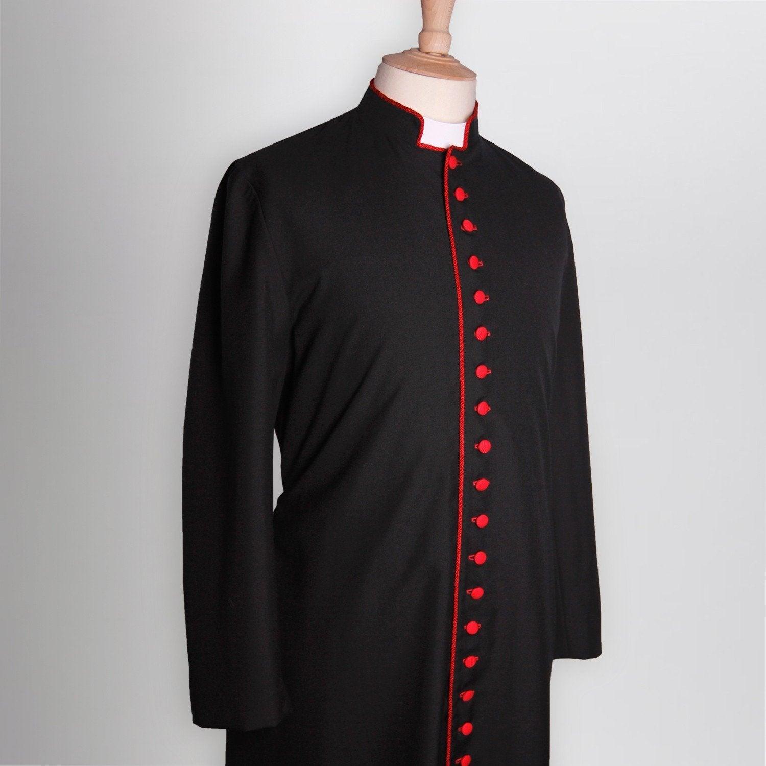 Single Breasted Canon’s Cassock in Pure Wool - Watts & Co. (international)
