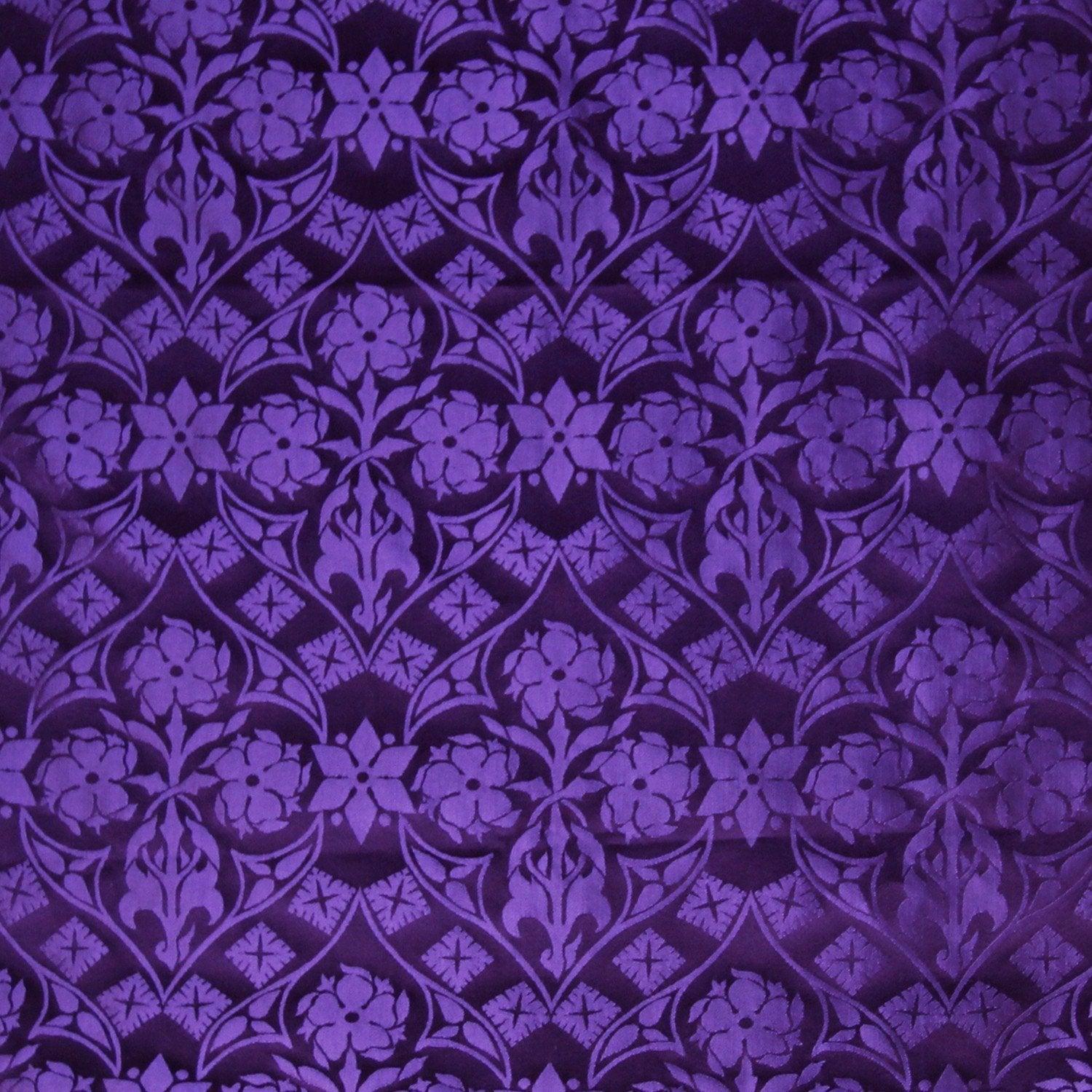 St. John Damask - Purple - Watts & Co. (international)