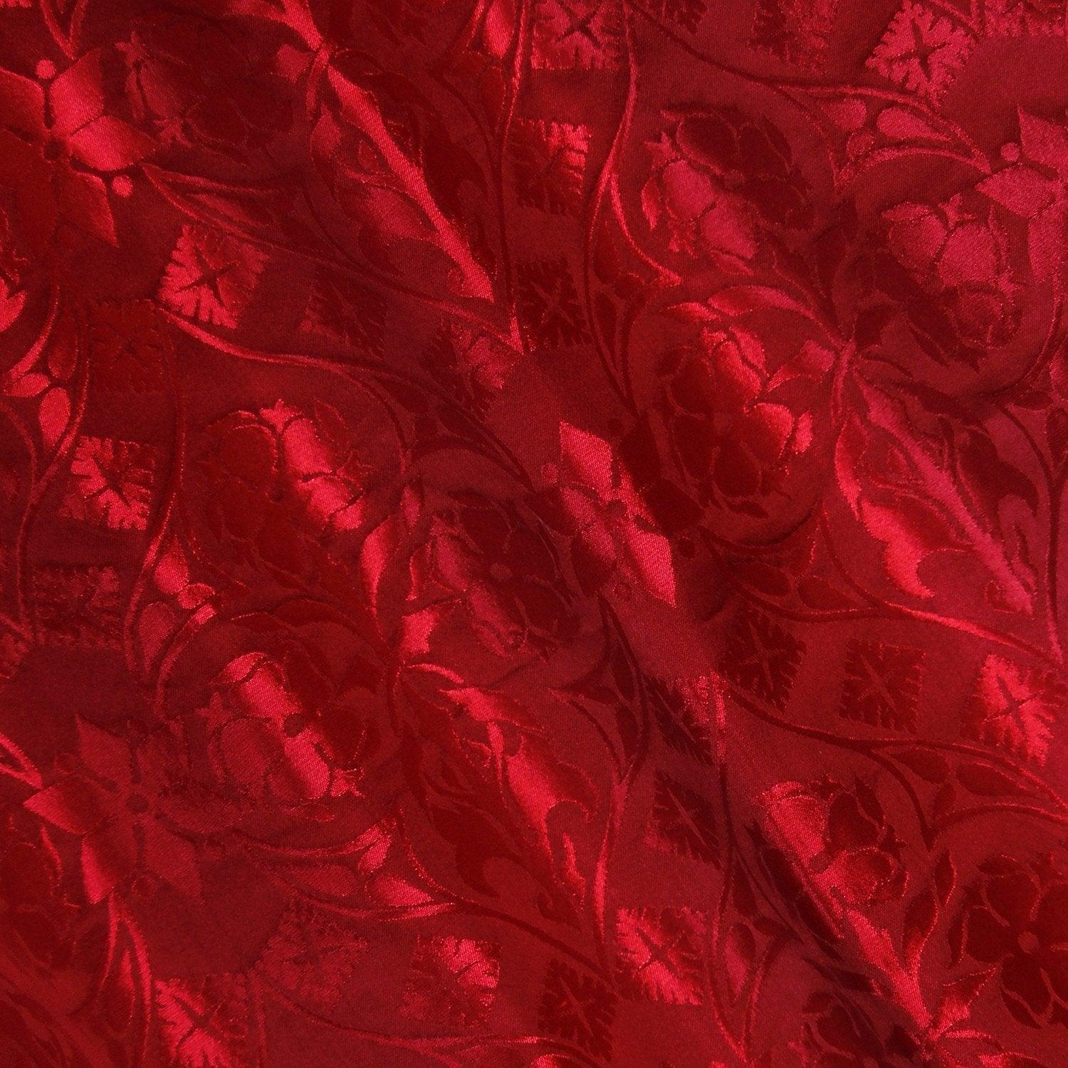 St. John Damask - Red - Watts & Co. (international)