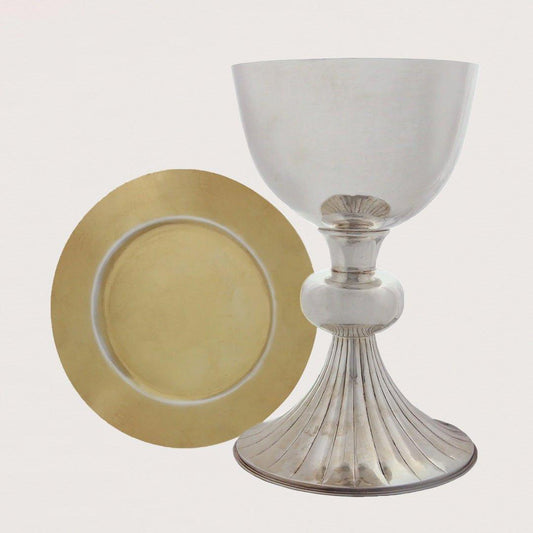 Sterling Silver Chalice & paten - Liturgical Movement - Watts & Co.