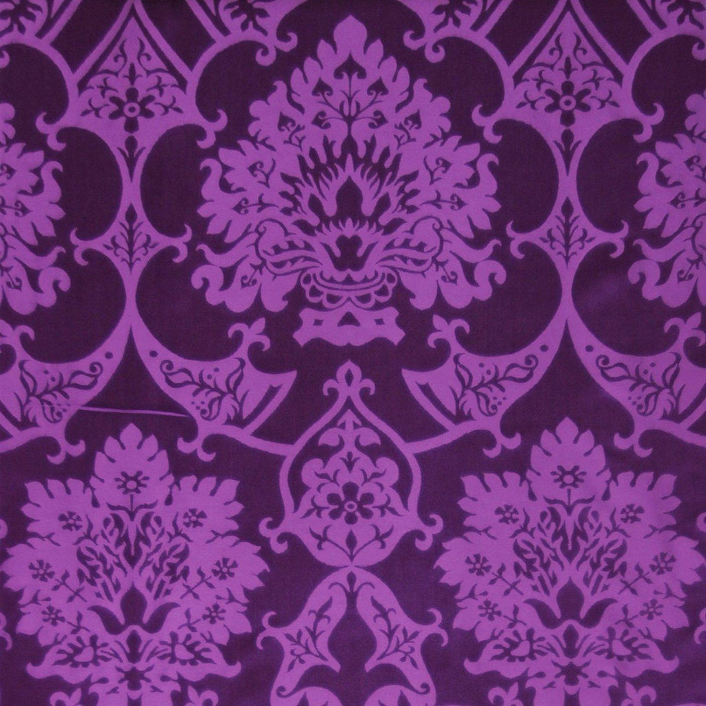 Tufton Stole in Royal Purple Gothic Silk Damask - Watts & Co. (international)