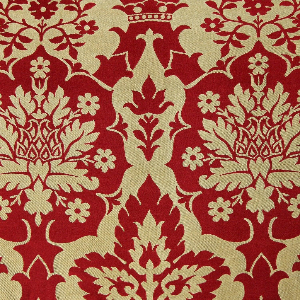 Van der Weyden Silk Brocade - Red - Watts & Co. (international)