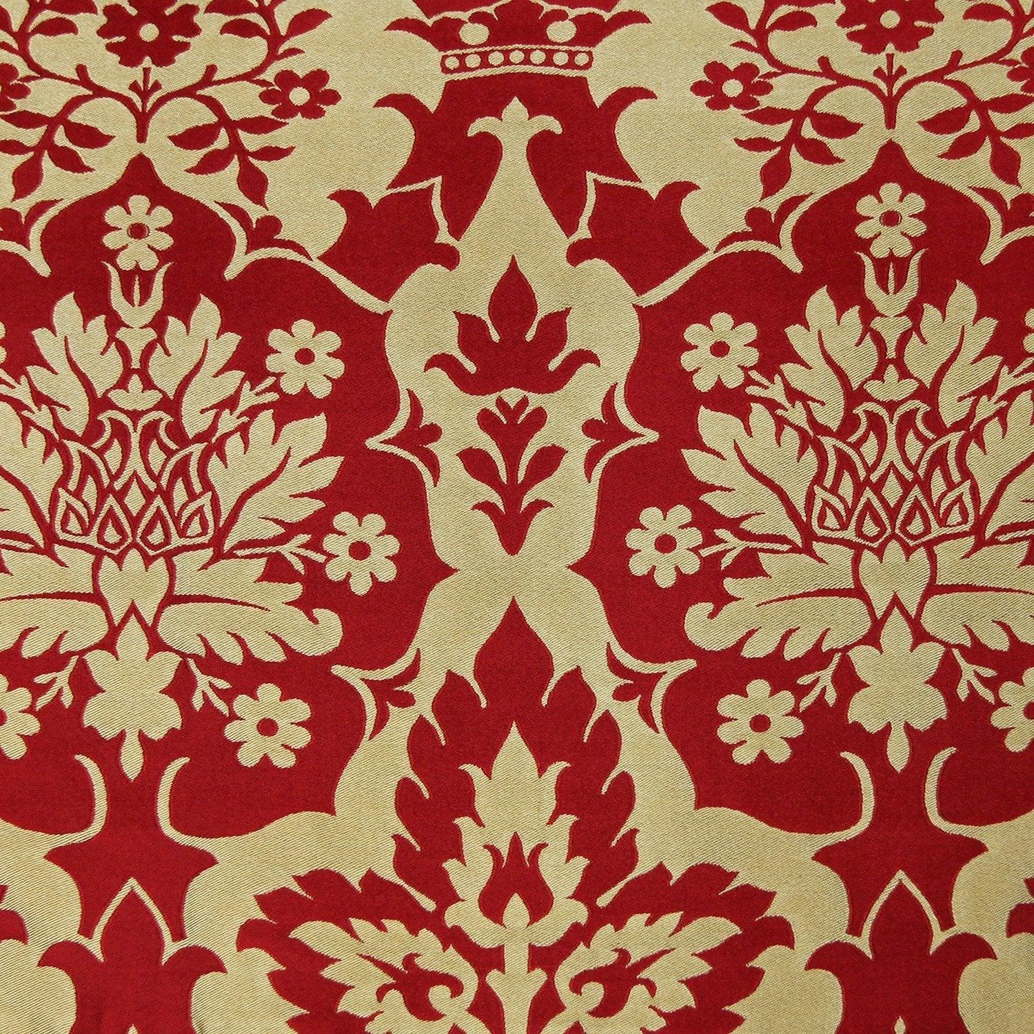 Van der Weyden Silk Brocade - Red - Watts & Co. (international)