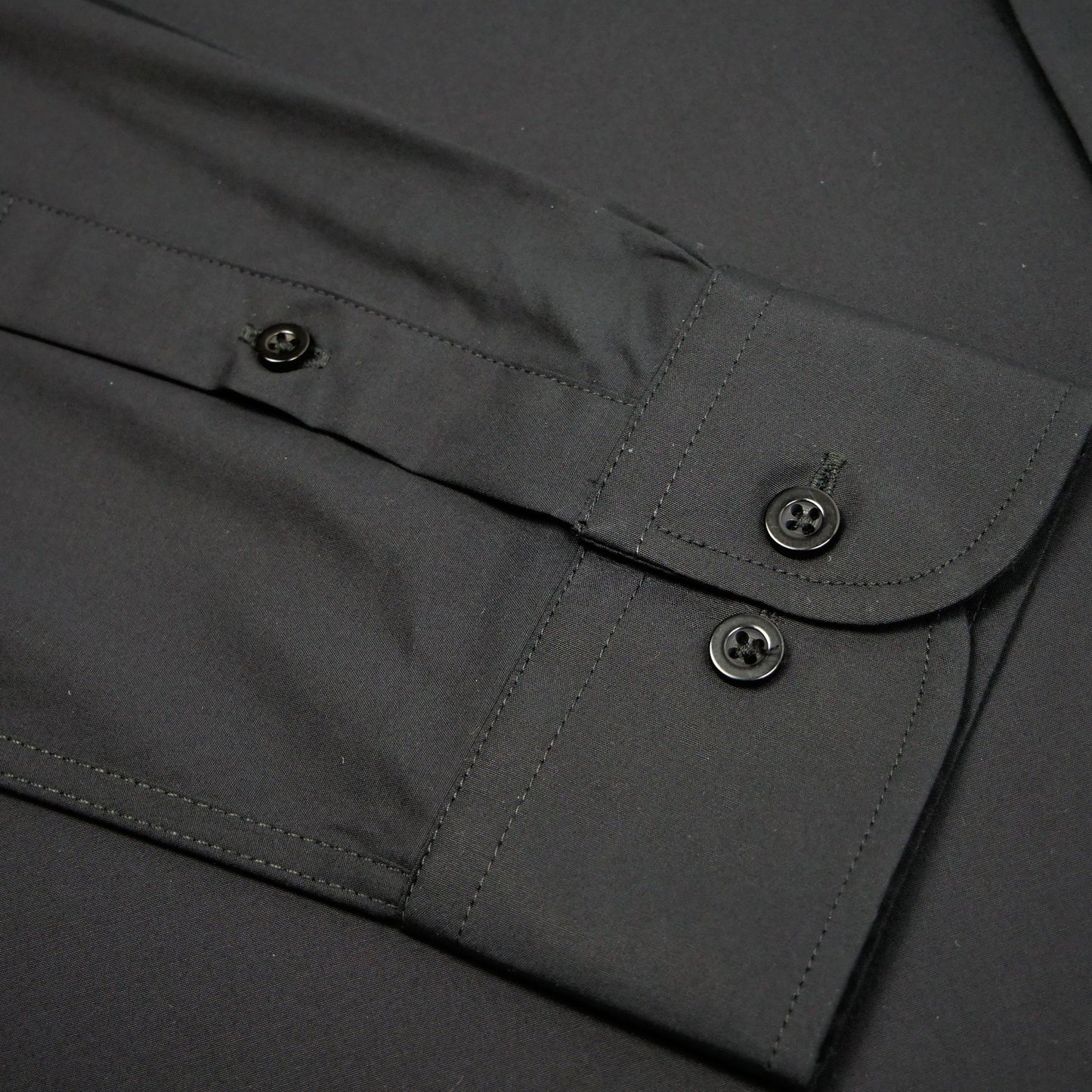 Watts’ Men’s Fly-Front Collar Clergy Shirt - Black – Watts & Co.