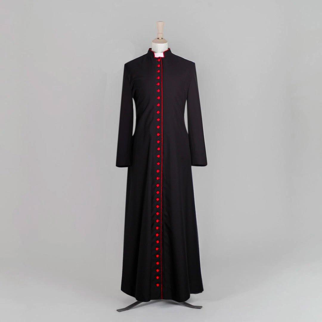 Women's Bespoke Single Breasted Canon's Cassock - Watts & Co.