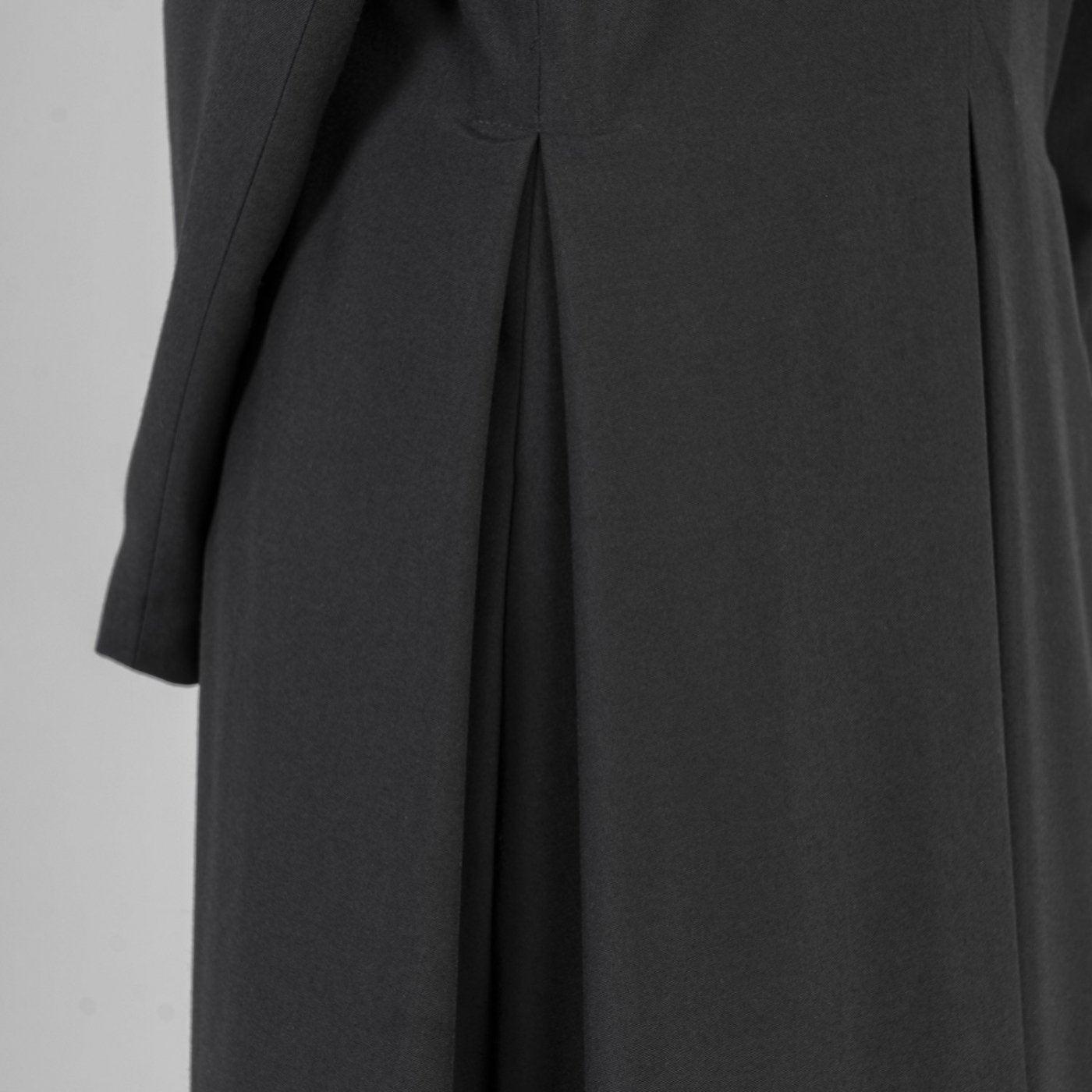 Women's Double-Breasted Cassock in Medium Weight Pure Wool - Watts & Co.