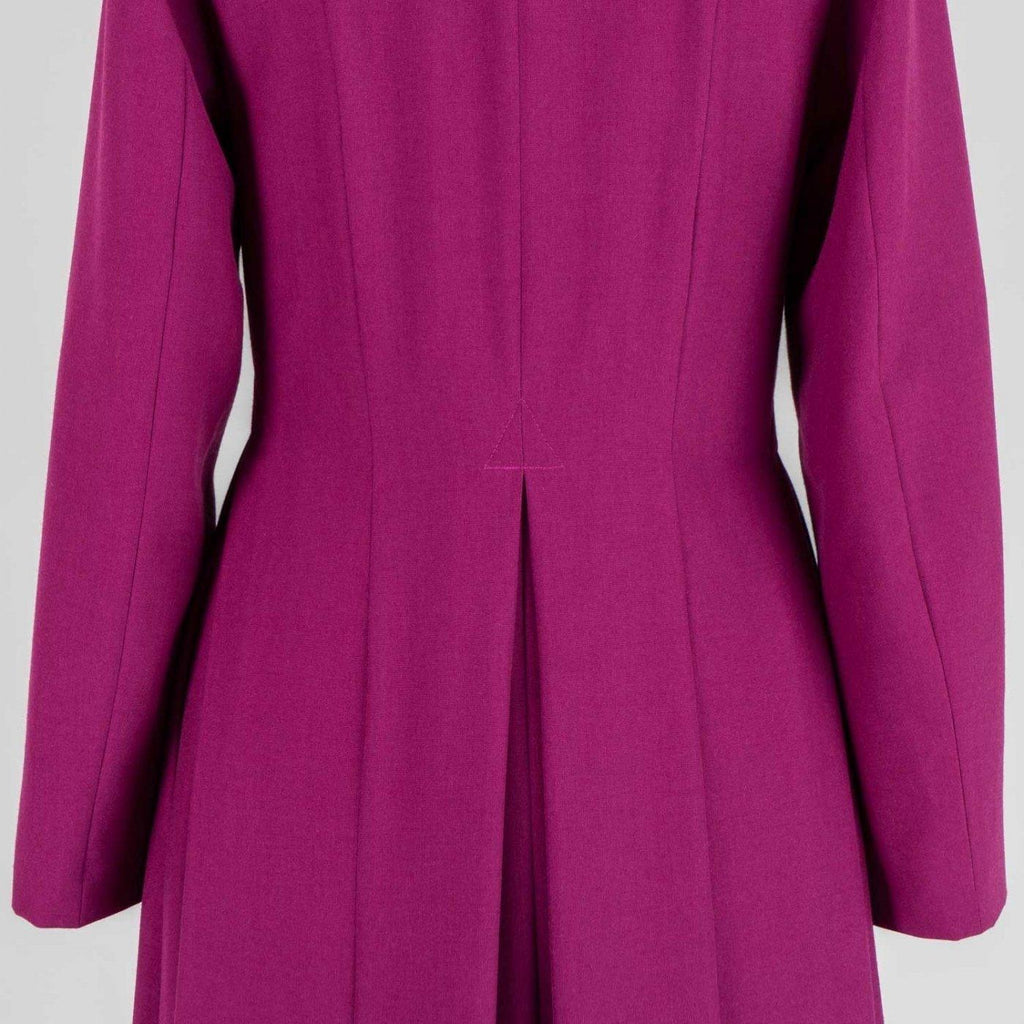 Women's Semi-Bespoke Roman Purple Single Breasted Cassock - Watts & Co.