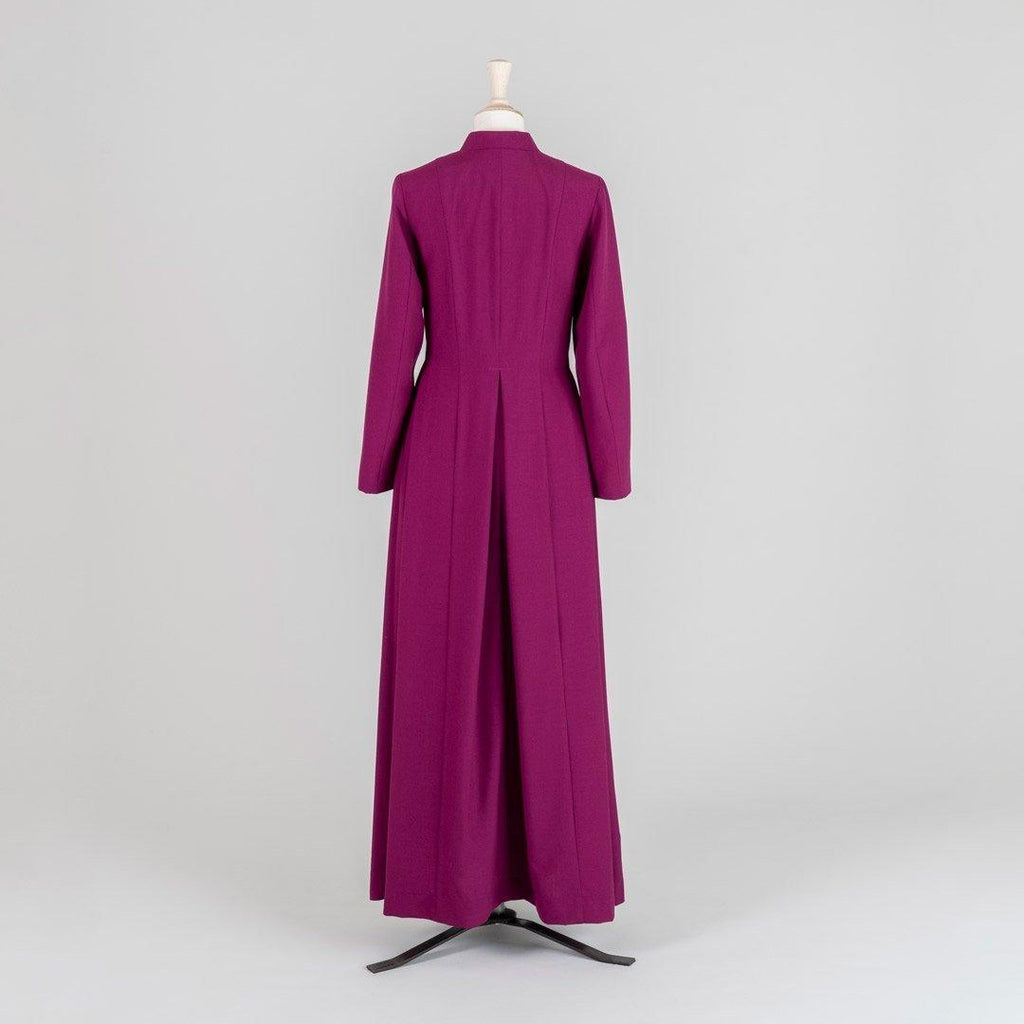 Women's Semi-Bespoke Roman Purple Single Breasted Cassock - Watts & Co.